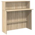 vidaXL Recepčný stôl dub sonoma 200x50x103,5 cm kompozitné drevo