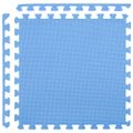vidaXL Podložky puzzle 6 ks 2,16㎡ EVA pena modré