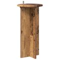vidaXL Stojan na rastliny 2 ks Staré drevo 29,5 x 29,5 x 60 cm