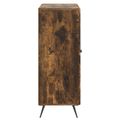 vidaXL Servírovacia skriňa Dymový dub 66 x 34,5 x 90 cm