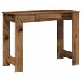 vidaXL Písací stôl staré drevo 100x45x75 cm kompozitné drevo