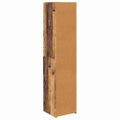 vidaXL Highboard Staré drevo 40 x 42,5 x 185 cm Kompozitné drevo