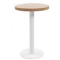 vidaXL Bistro stolík bledohnedý 50 cm MDF