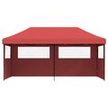 vidaXL Párty stan 292 x 580 x 315 cm Vínovo červená Oxfordská látka
