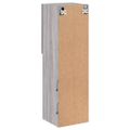 vidaXL TV skrinka s LED svetlami sivá sonoma 30,5x30x102 cm