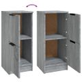 vidaXL Komody 2 ks sivý dub sonoma 30x30x70 cm spracované drevo