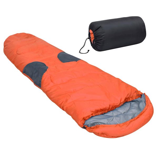 vidaXL Spací vak oranžový -5 ℃ 2000 g