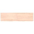 vidaXL Kúpeľňová doska 120x30x(2-4) cm neošetrený masív