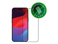 Ochrana obrazovky na mobilný telefón - farba rámu čierna - pre Apple iPhone 15 Pro