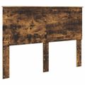 vidaXL Rám postele Dymová dub 140 x 190 cm Inžinierske drevo