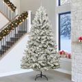 vidaXL Umelý vianočný stromček 300 cm 300 LED Teplá biela PVC a oceľ