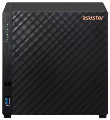 Asustor NAS AS1204T 4x 3,5" SATA/ Realtek RTD1619B, Quad Core 1.7 GHz, 1 GB DDR4 RAM, 1x 2.5GLAN, 3x USB3.2 Gen1 NAS, 4-bay, Realtek RTD1619B 1,7 GHz, 1 GB DDR4, 2,5GbE, Btrfs, Wake on LAN/WAN, instalace bez náradí