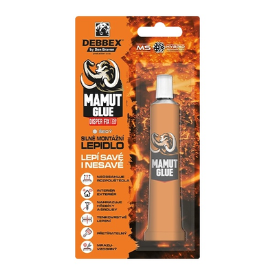 Lepidlo DEN BRAVEN MAMUT GLUE Disper Fix sivé 25ml