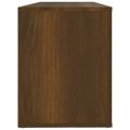 vidaXL Botník hnedý dub 100x35x45 cm spracované drevo