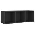 vidaXL TV skrinky 4 ks sivé 107x35x37 cm drevotrieska