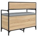 vidaXL Úložná lavička dub sonoma 85,5x42x73,5 cm kompozitné drevo