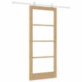 vidaXL Posuvné dvere ORKDAL 86 x 198,5 cm Prírodná