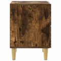 vidaXL Nočný stolík Dymový dub 62 x 34,5 x 48 cm Kompozitné drevo
