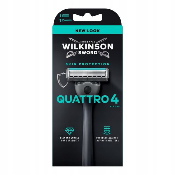 W950174600 Wilkinson Quattro Men’s Razor pánsky holiaci strojček