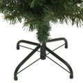 vidaXL Umelý vianočný stromček Zelená 150 cm PVC, oceľ a plast