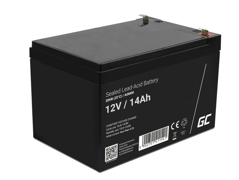 Green Cell AGM08 AGM batéria 12V 14Ah