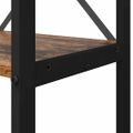 vidaXL Regál na knihy 60 x 30 x 120 cm Kompozitné drevo Staré drevo