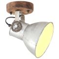 vidaXL Industriálne nástenné / stropné lampy 2 ks strieborné 20x25 cm E27