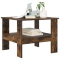 vidaXL Konferenčný stolík Dymová dub 57 x 55 x 45 cm Kompozitné drevo