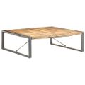 vidaXL Konferenčný stolík 120x120x40 cm, surové mangové drevo