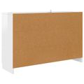 vidaXL Servírovacia skriňa Vysoký lesk bielej 100 x 30 x 65,6