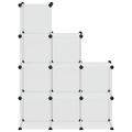 vidaXL Nástenné police 2 ks sivé 30x15x30 cm