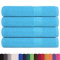 vidaXL Uteráky FROGN 4 ks tyrkysové 100x200 cm 360 g/m²