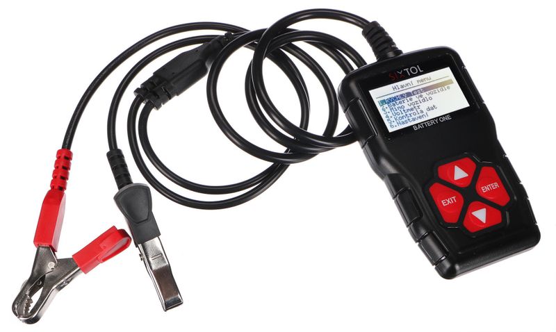 Digitální tester autobaterie BATTERY ONE v CZ/SK/EN/PL/ES SIXTOL
