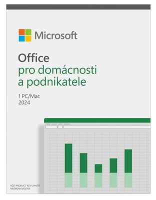 Špecifikácia balíka Microsoft Office 2024 pre domácnosti a firmy (CZ)