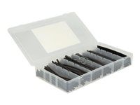 Tepelne zmršťovacie hadičky - 10 cm - čierna (balenie 100)