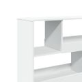 vidaXL Knižnica/deliaca stena biela 100x33x94,5 cm