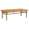 vidaXL Konferenčný stolík 110x55x35 cm bambus