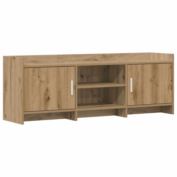 vidaXL TV skrinka 130 x 33 x 47 cm Dub artisan Kompozitné drevo
