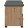 vidaXL Predsieňová lavica Remeselný Dub 80 x 38 x 46 cm