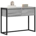 vidaXL Koncový stôl Sivý Sonoma 100 x 36 x 75 cm Kompozitné drevo