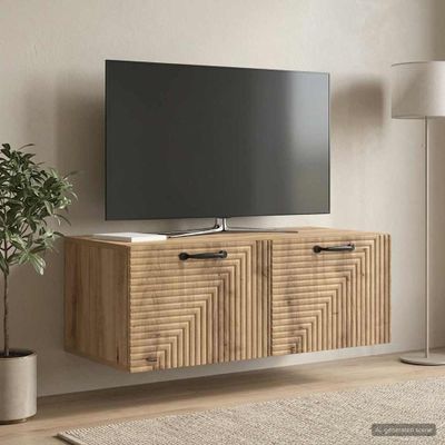vidaXL Nástenná TV skrinka 78,5 x 41 x 30 cm Dub artisan