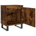vidaXL Nočné skrinky 2 ks dymový dub 40x30x50 cm kompozitné drevo