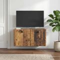 vidaXL Nástenná TV skrinka 59,5 x 31 x 30 cm Staré drevo