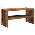 vidaXL Regál na topánky stohovateľné staré drevo 60x30x30,5 cm