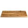 vidaXL Stolová doska 90x80x3,8 cm živý okraj masívny mangovník