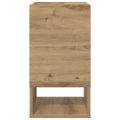 vidaXL Koncový stôl Remeselný dub 30 x 30 x 56 cm Kompozitné drevo