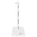 vidaXL Toaletné zrkadlo Biela 60 x 45 x 18 cm Obdĺžnikový