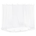vidaXL Moskytiéra na altánok 220 mesh Biela 2 x 2 x 2 m Polyester
