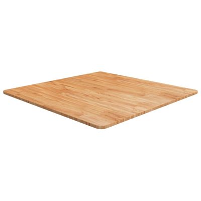 vidaXL Štvorcová stolová doska bledohnedá 80x80x1,5cm lakovaný dub