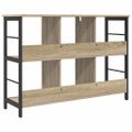 vidaXL Regál na knihy 6 úrovní 102 x 32 x 72,5 cm Kompozitné drevo